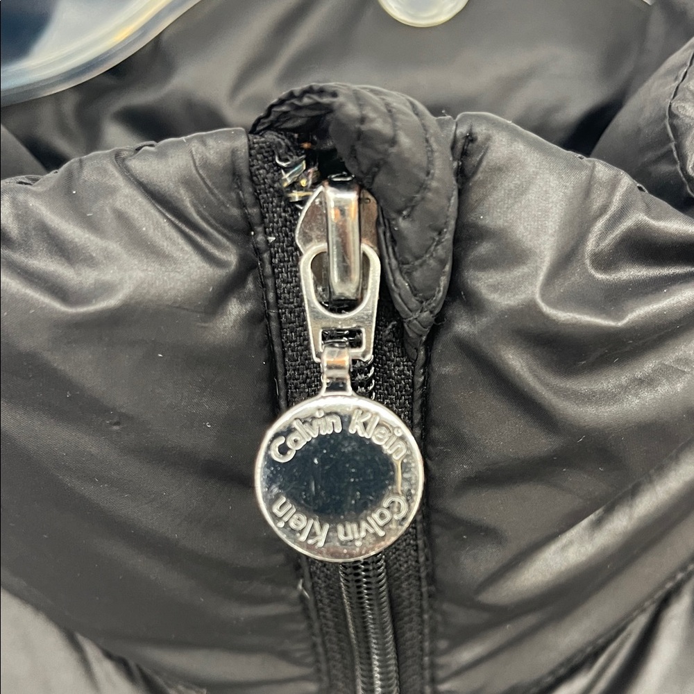 Calvin Klein Women's XXL Premium Duck Down Coat Black Puffer Classic Jacket - Picture 10 of 14